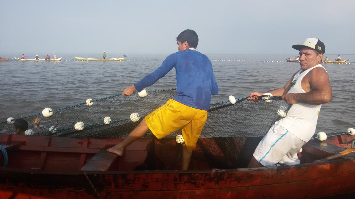 Pesca de bloqueio no Pará